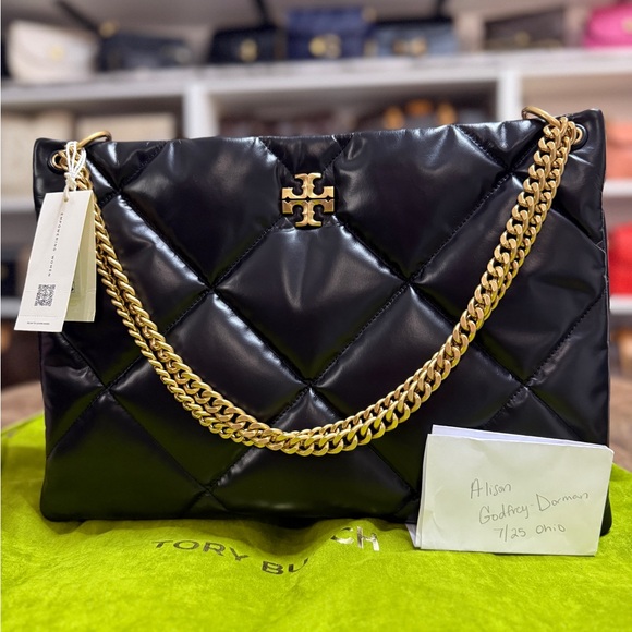Tory Burch Kira Diamond Quilt Hobo - Picture 1 of 13